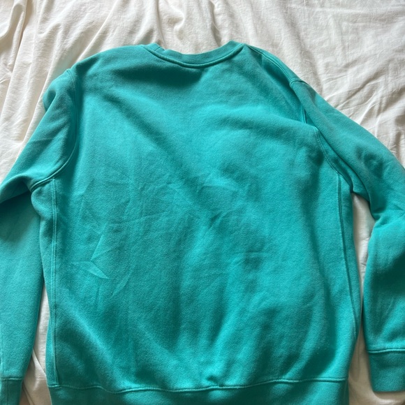 Turquoise Nike crew neck. Worn once size medium - Picture 2 of 3